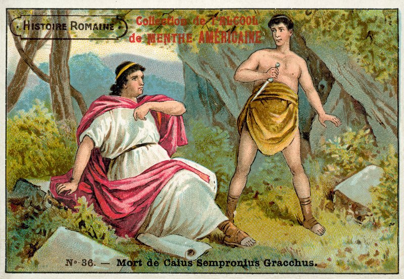 Caius Gracchus död, Rom av French School