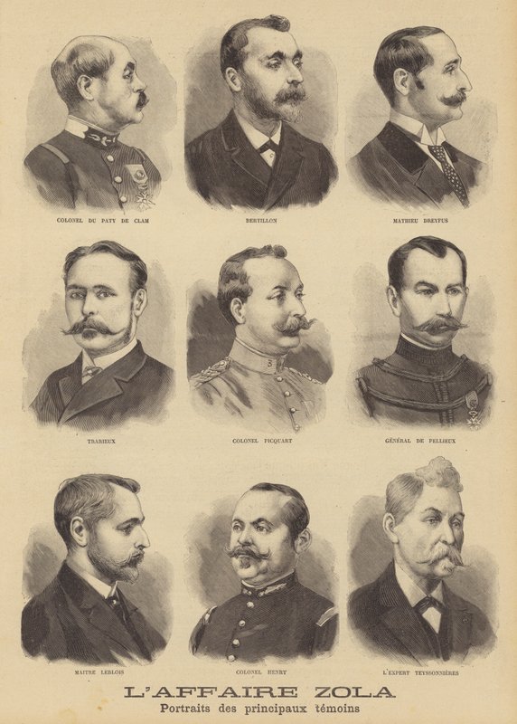 Förtalsrättegången mot Emile Zola av French School