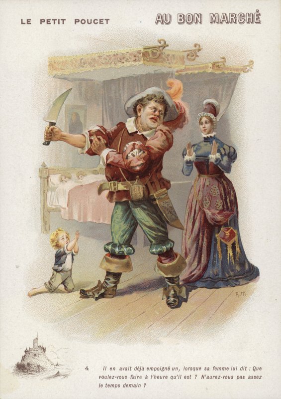 Tom Thumb, Man med dolk av French School