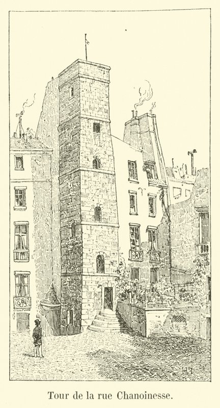 Chanoinesse Street Tower av French School