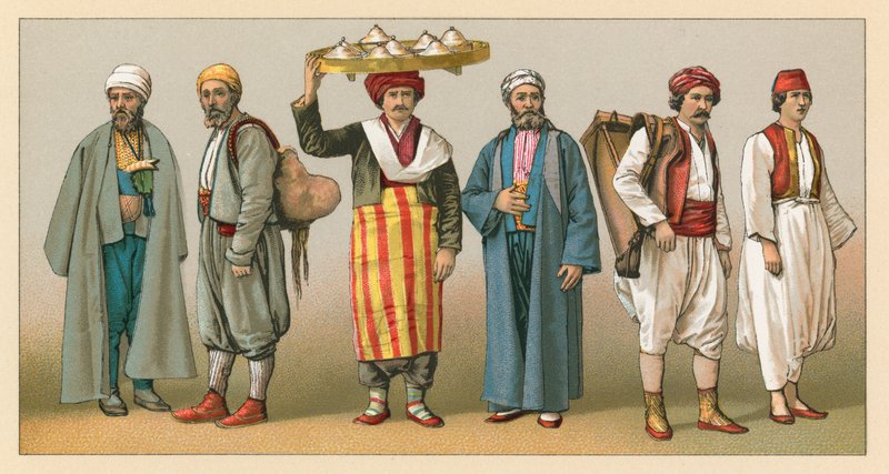 Turkiet kostym av French School