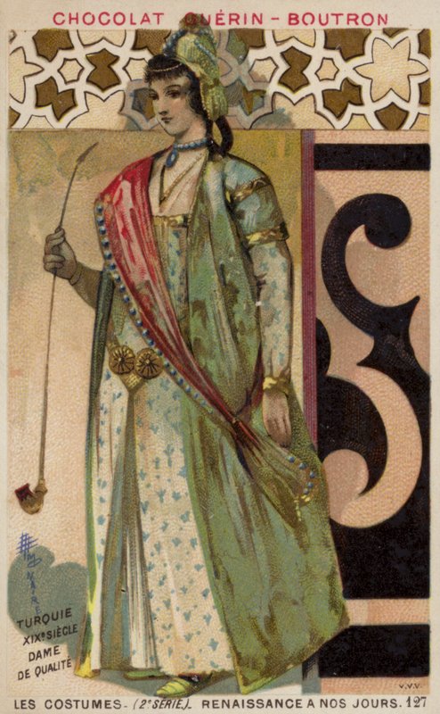 Turkisk gentlewoman, 1800-talet av French School