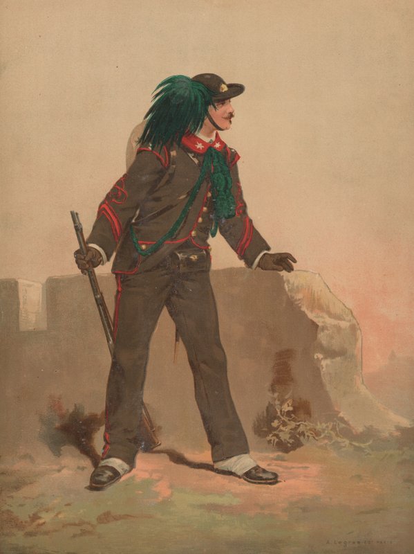 Oidentifierad fransk soldat av French School