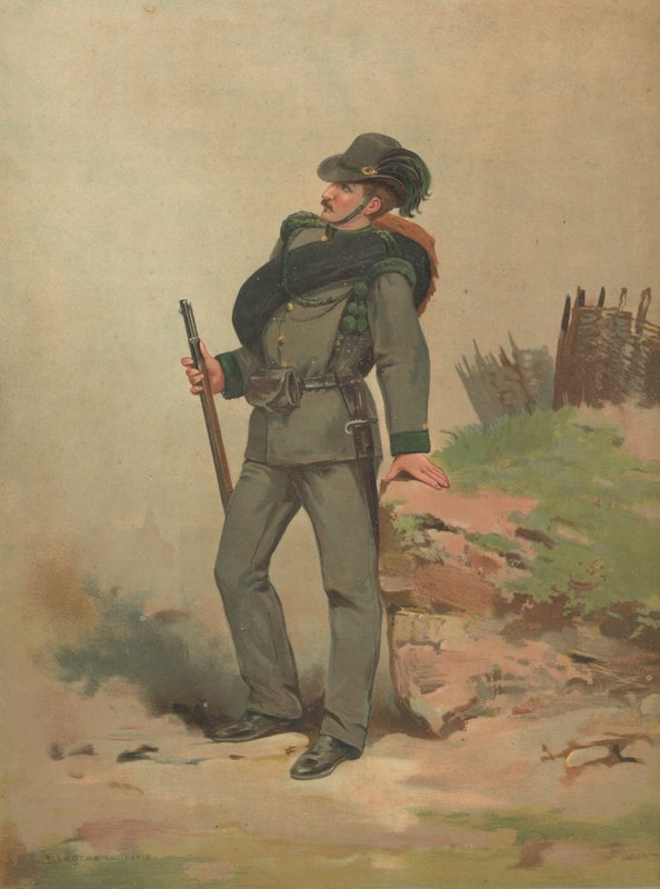 Oidentifierad fransk soldat av French School