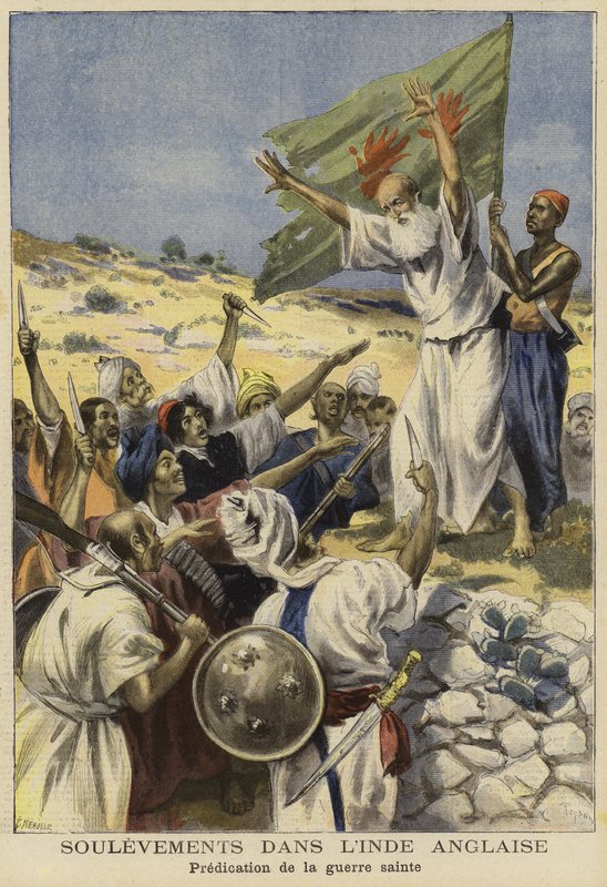 Uppror i Indien, 1897 av French School