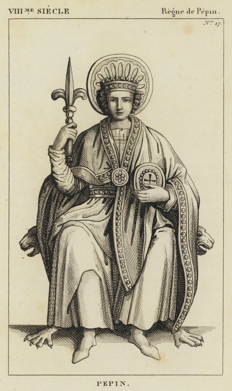 VIII Century, Reign of Pepin, Pepin (gravyr) av French School