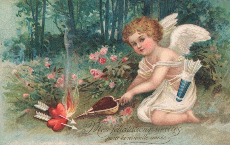 Alla hjärtans Cupid av French School