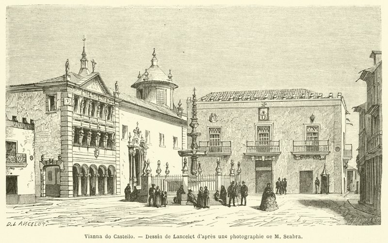 Vianna do Castello (gravyr) av French School