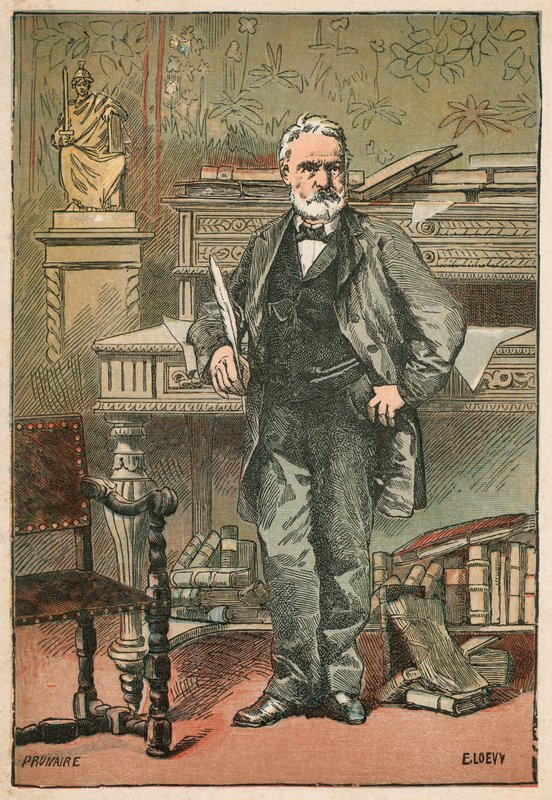 Victor Hugo av French School