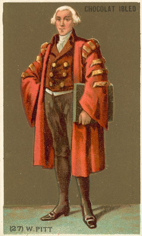 William Pitt den äldre (1708-1778), engelsk statsman av French School