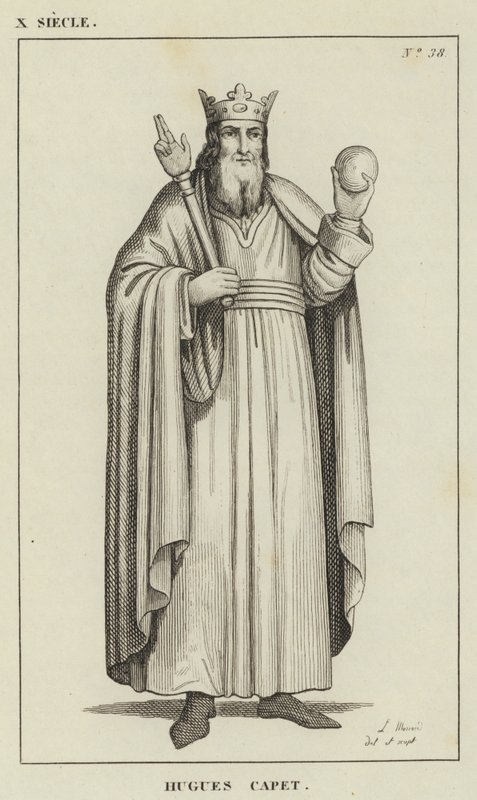 X Siecle, Hugues Capet (gravyr) av French School