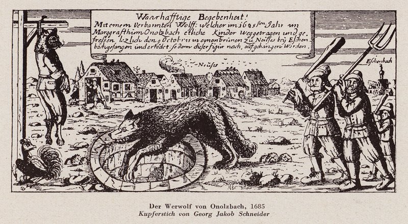 Vargen från Ansbach av G.J. Schneider