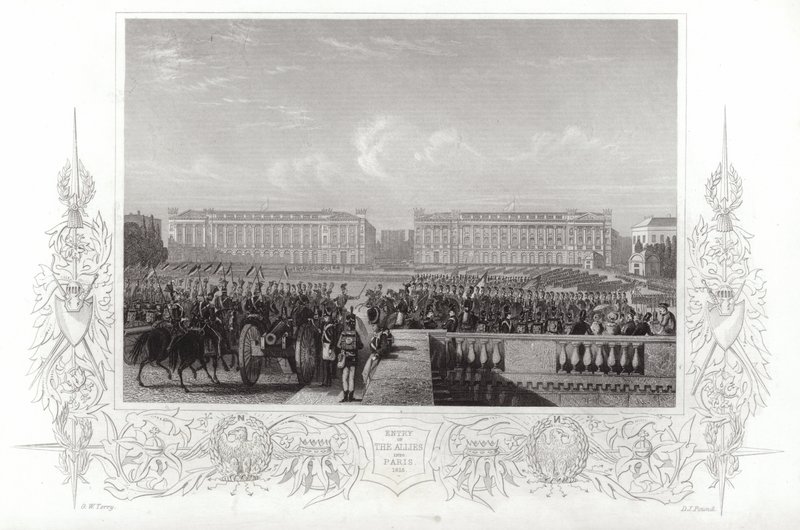 De allierades intåg i Paris av G.W. Terry