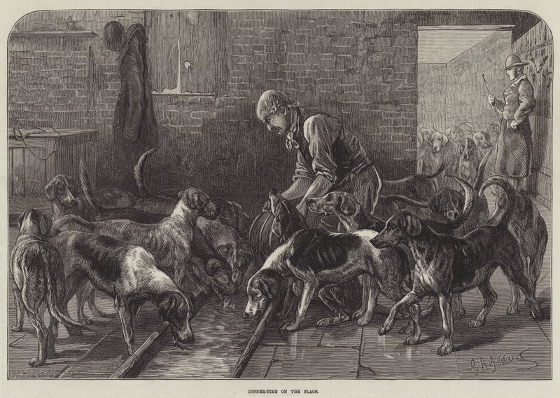 Middag-Time on the Flags av George Bouverie Goddard