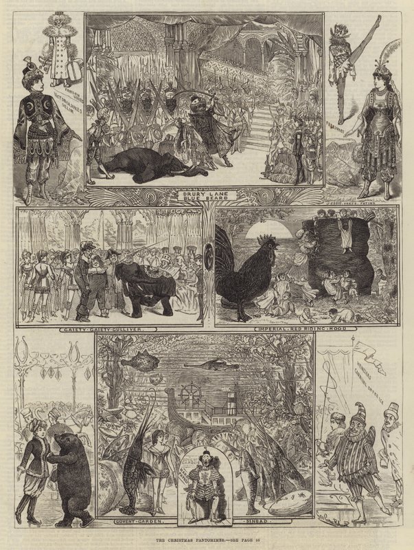 Julpantomimerna av George Cruikshank