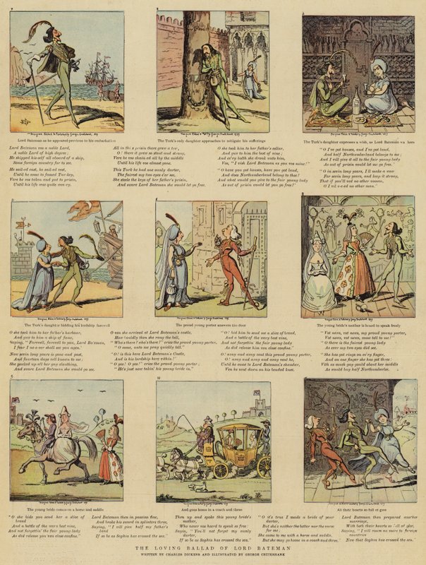 The Loving Ballad of Lord Bateman av George Cruikshank