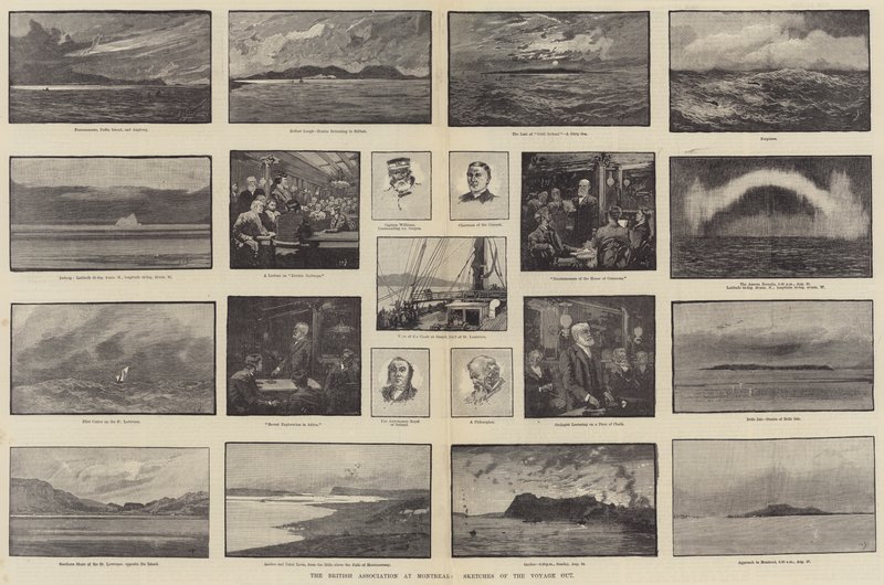 British Association i Montreal, Sketches of the Voyage ut av George L. Seymour