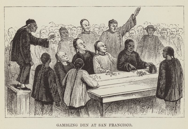 Gambling Den i San Francisco av George Augustus Sala