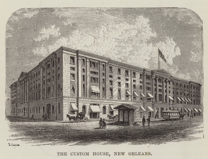 Custom House, New Orleans av George Augustus Sala