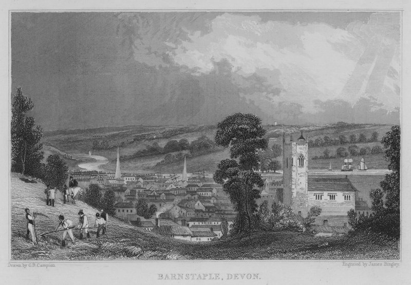 Barnstaple, Devon (gravyr) av George Bryant Campion