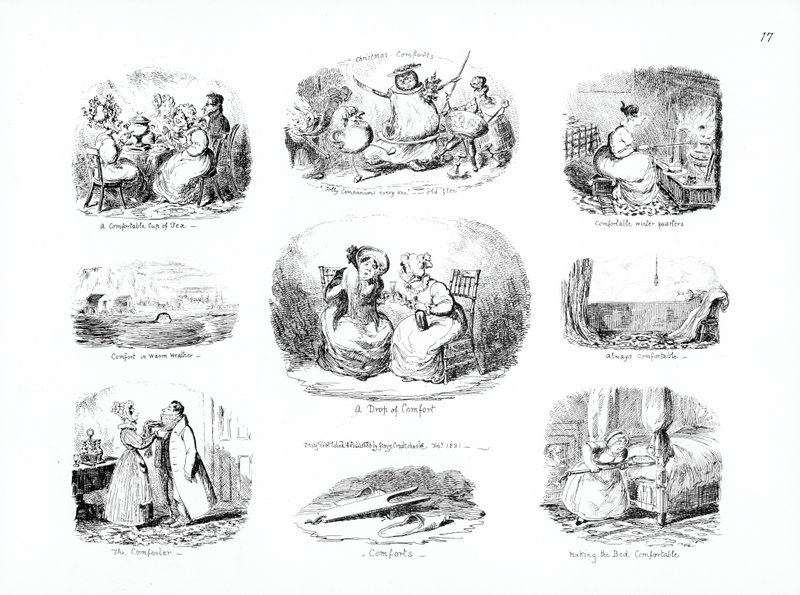 Comfort (gravyr) av George Cruikshank