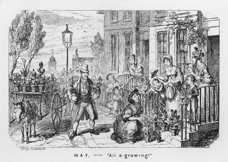 May, All A Growing (gravyr) av George Cruikshank