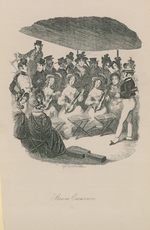 Ånga utflykt av George Cruikshank