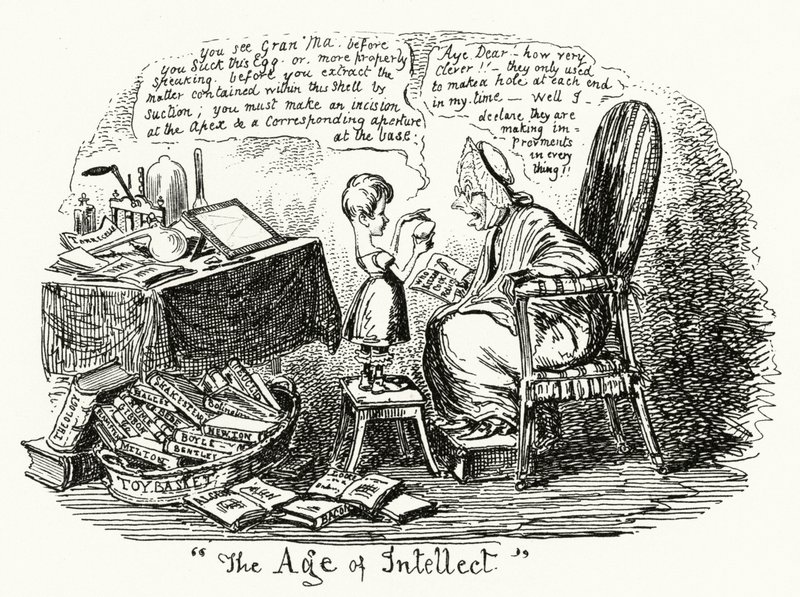 The Age of Intellect (gravyr) av George Cruikshank