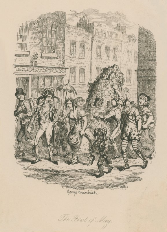 Första maj av George Cruikshank