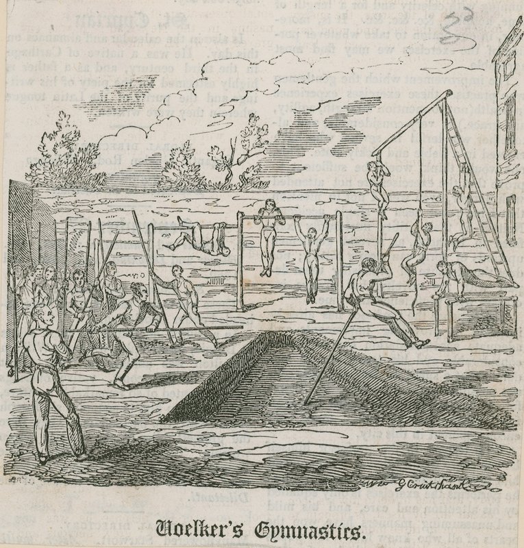 Woelkers Gymnastik av George Cruikshank