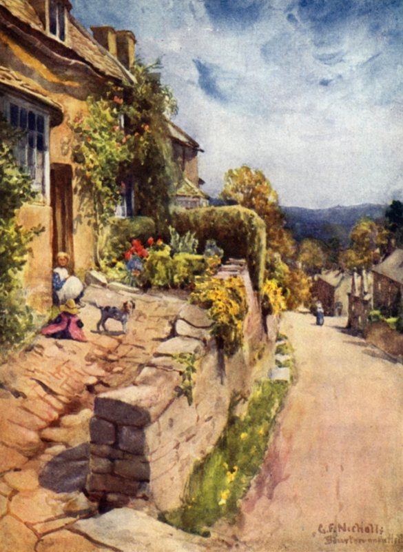 Bourton on the Hill av George Franck Nicholls