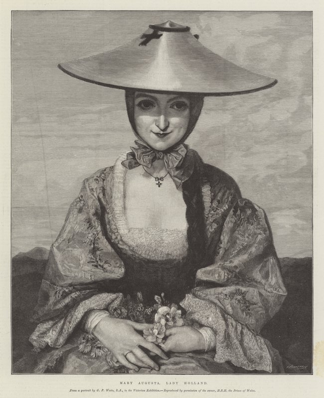 Mary Augusta, Lady Holland av George Frederick Watts