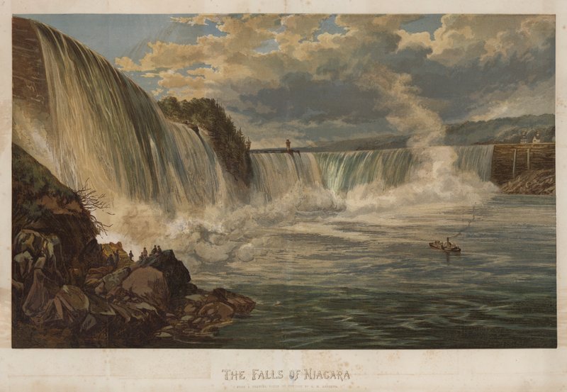 Niagarafallen (kromolit) av George Henry Andrews