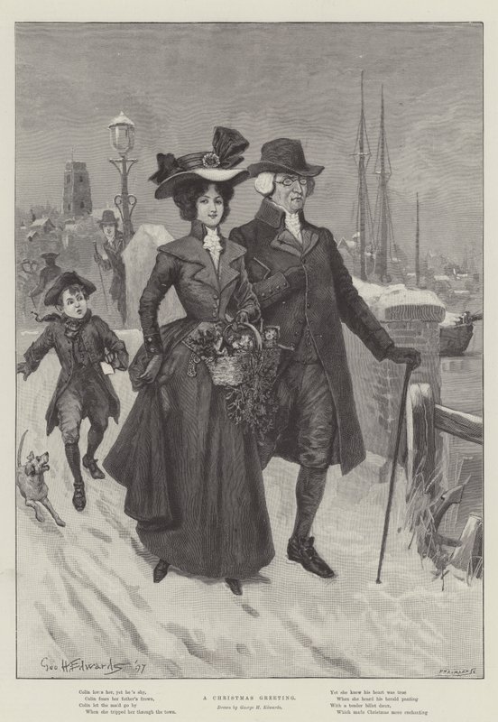 En julhälsning av George Henry Edwards