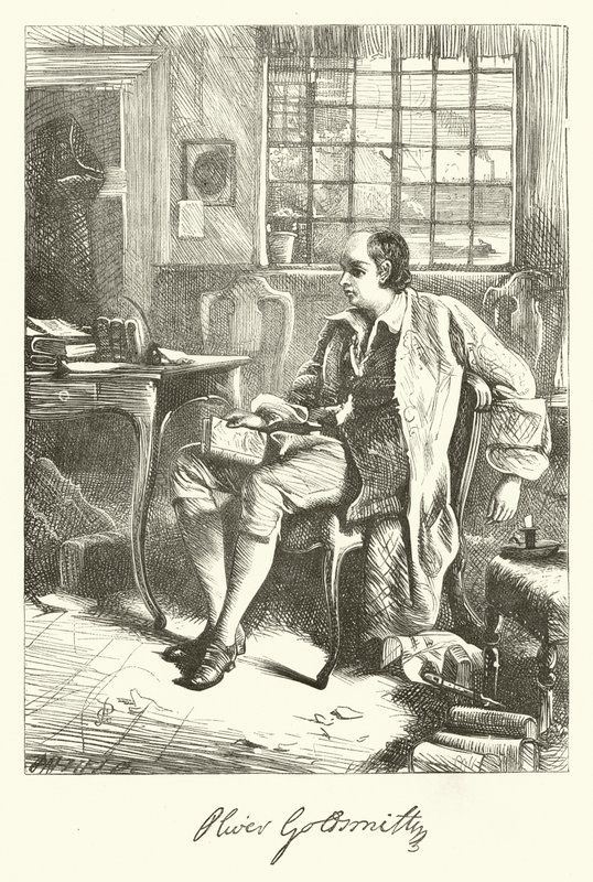 Oliver Goldsmith (gravyr) av George John Pinwell