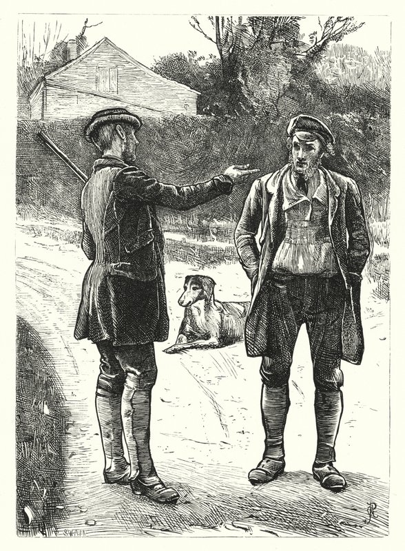 The Gamekeeper (gravyr) av George John Pinwell