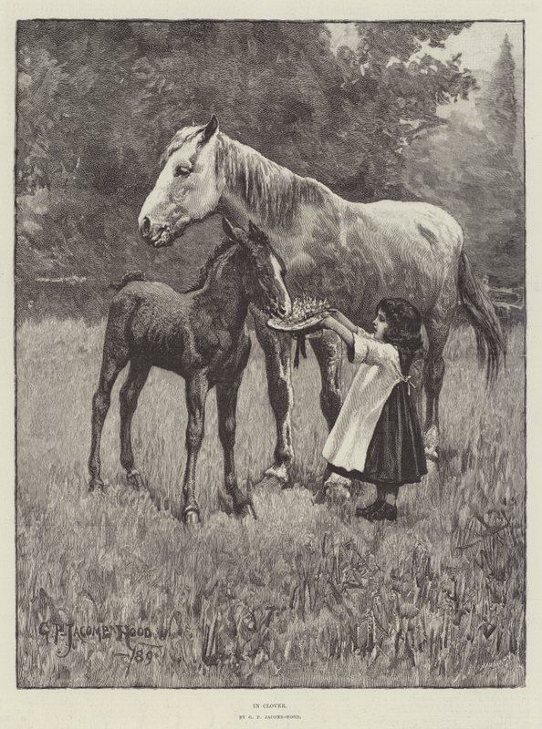 I klöver av George Percy Jacomb Hood