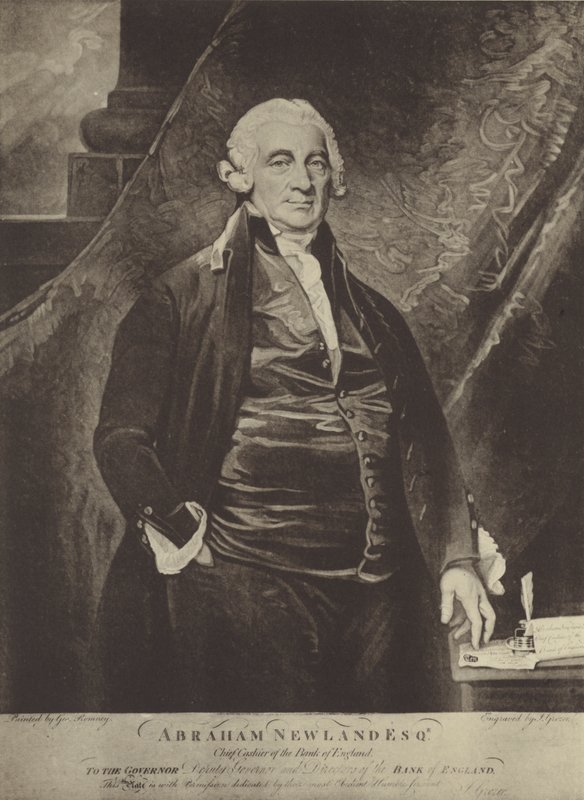 Abraham Newland av George Romney