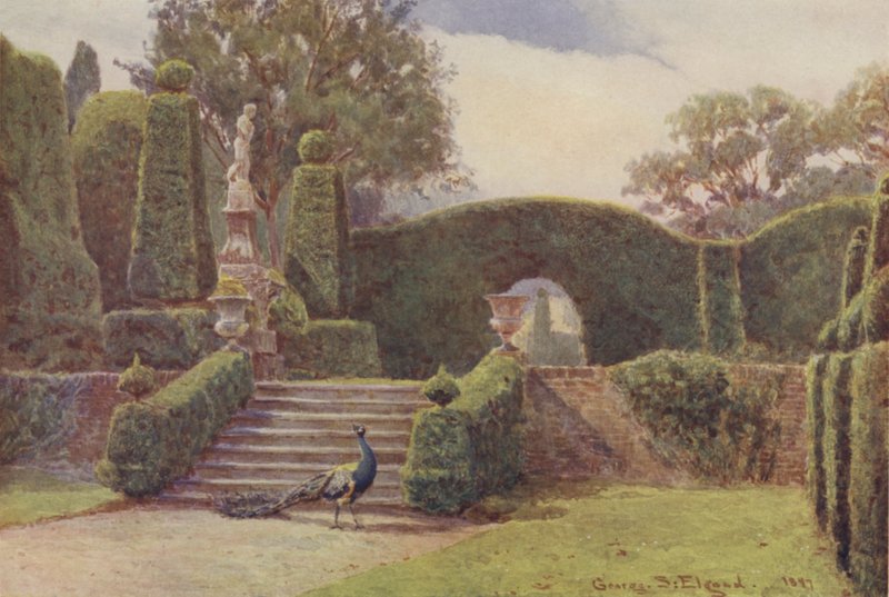 The Terrace, Brockenhurst av George Samuel Elgood