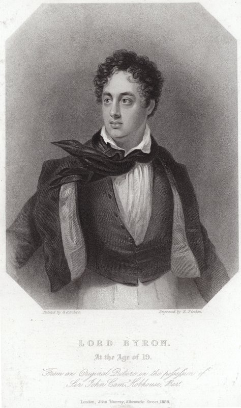 Porträtt av Lord Byron av George Sanders