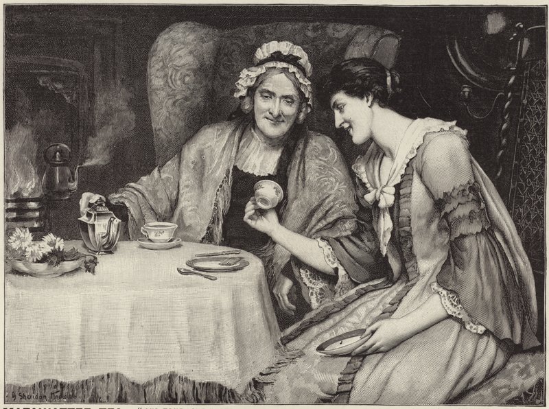 Annons för Mazawattee Tea av George Sheridan Knowles