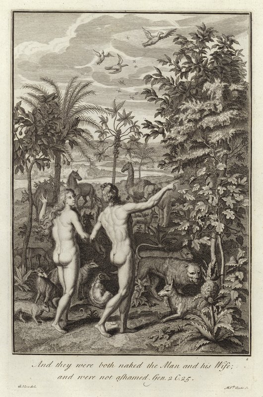 Adam och Eva av Gerard Hoet