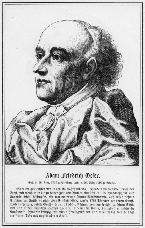 Adam Friedrich Oeser (gravyr) av German School
