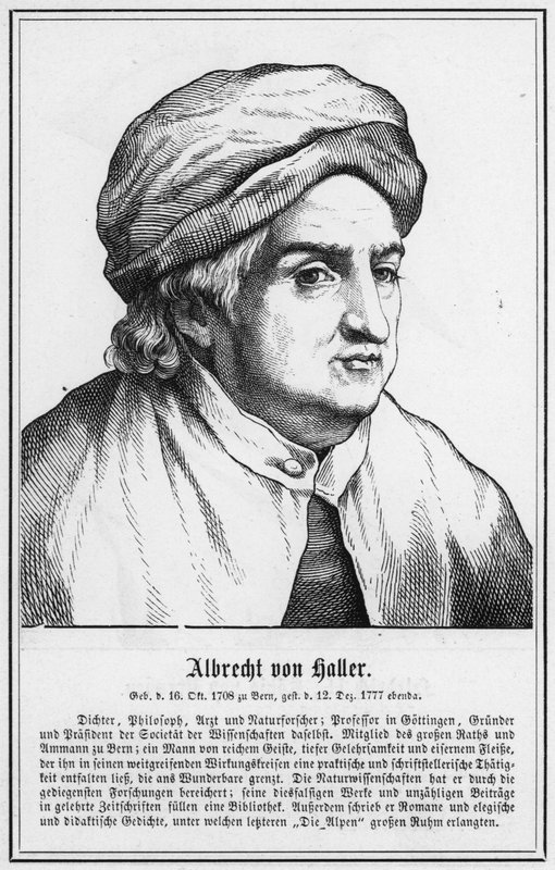 Albrecht von Haller (gravyr) av German School