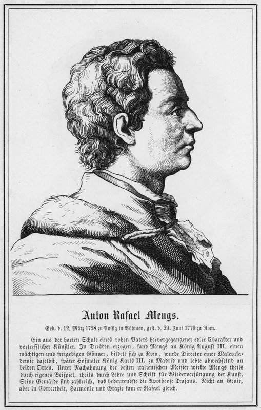 Anton Rafael Mengs (gravyr) av German School
