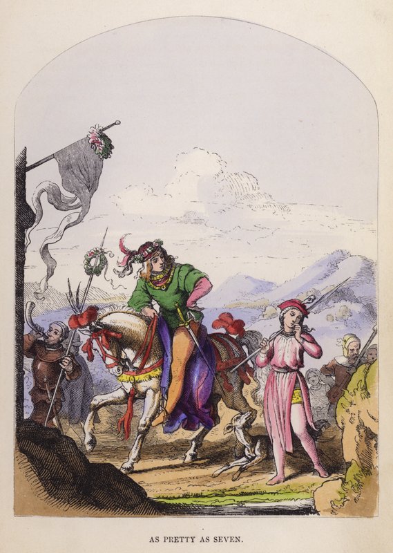 As Pretty As Seven (färg litho) av German School