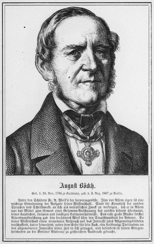 August Bockh (gravyr) av German School