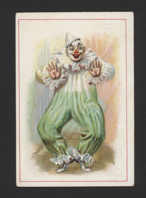 Clowner (chromolitho) av German School
