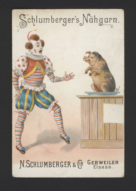 Clowner (chromolitho) av German School