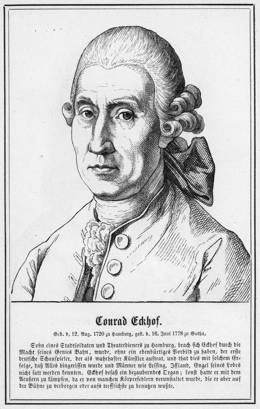 Conrad Eckhof (gravyr) av German School